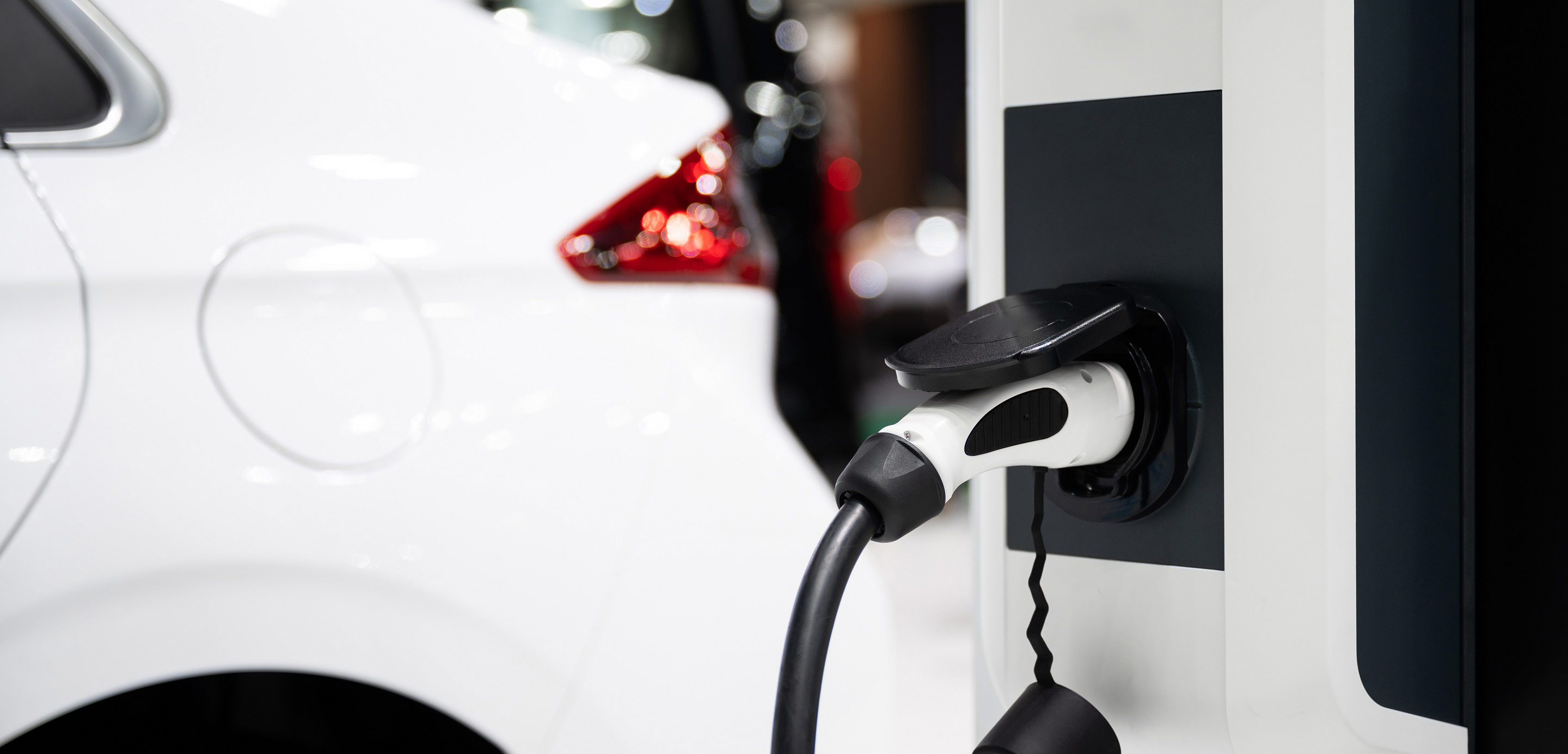 charging electric car charging electric car