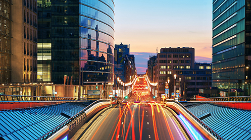 Busy road traffic Busy road traffic